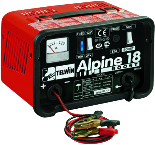 TELWIN Battery Charger 14/185(12V), 6/90(24V), 3.5kg Alpine18