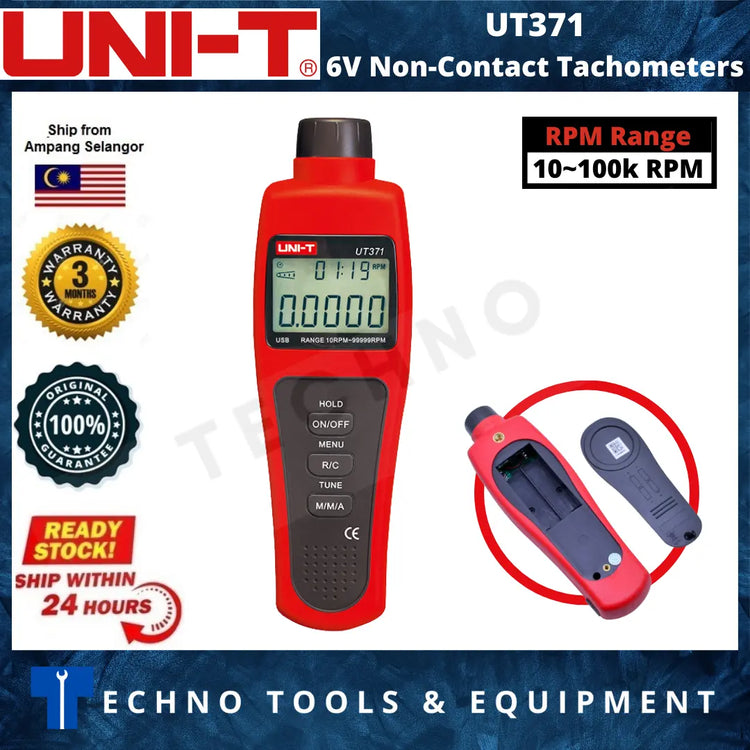Tachometers Malaysia | Digital Laser & Contact RPM Meters – Techno ...