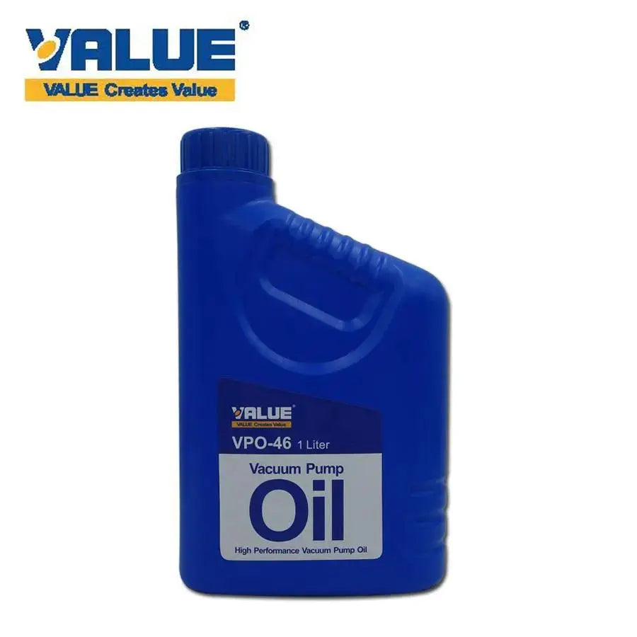 VALUE VPO-46 Vacuum Pump Oil 1 Liter Bottle for HVAC Cold Start