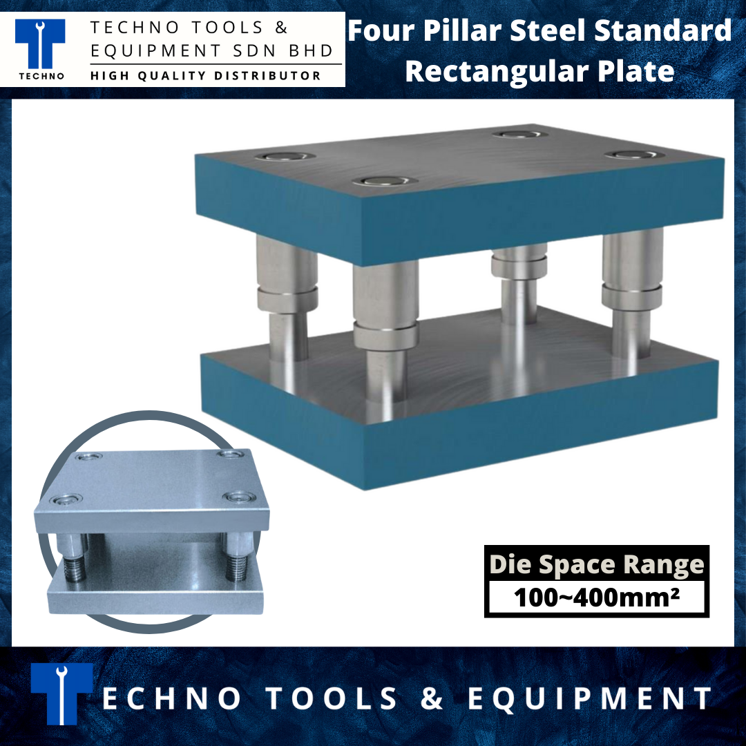 Stamping Die set Four Pillar Steel Rectangular Plate – Techno Tools ...
