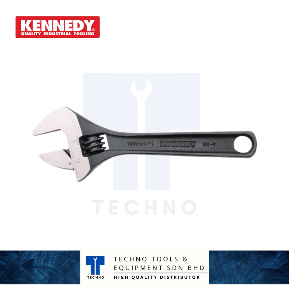 KENNEDY 4" 6" 8" 10"  PHOSPHATE FINISH ADJUSTABLE WRENCH - KEN5010040K / KEN5010060K / KEN5010080K / KEN5010100K