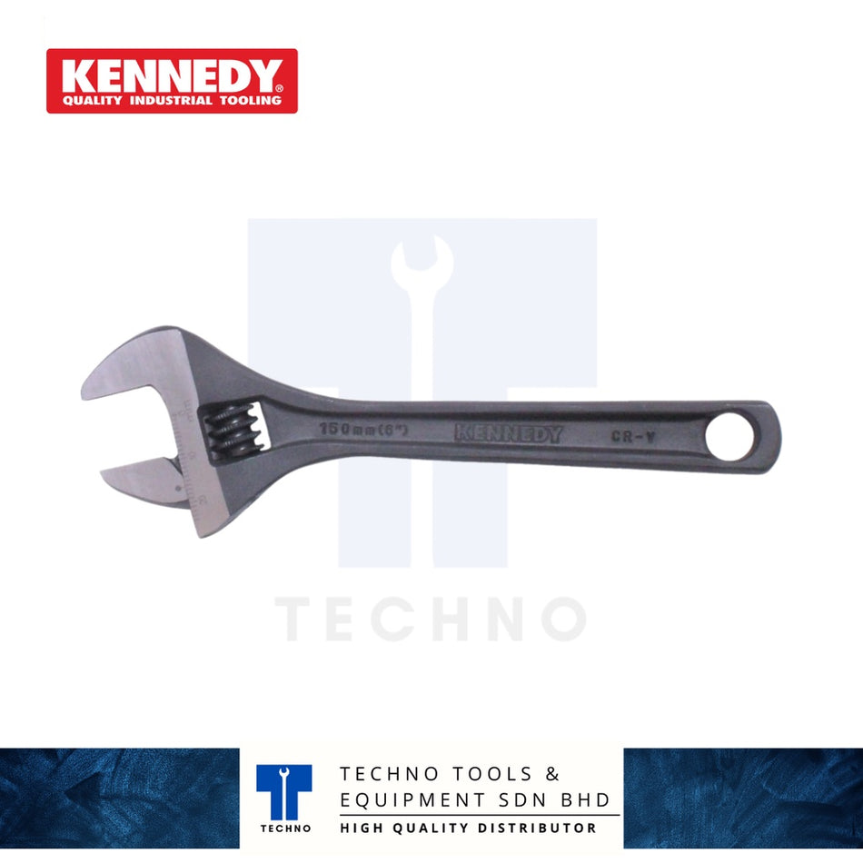 KENNEDY 4" 6" 8" 10"  PHOSPHATE FINISH ADJUSTABLE WRENCH - KEN5010040K / KEN5010060K / KEN5010080K / KEN5010100K