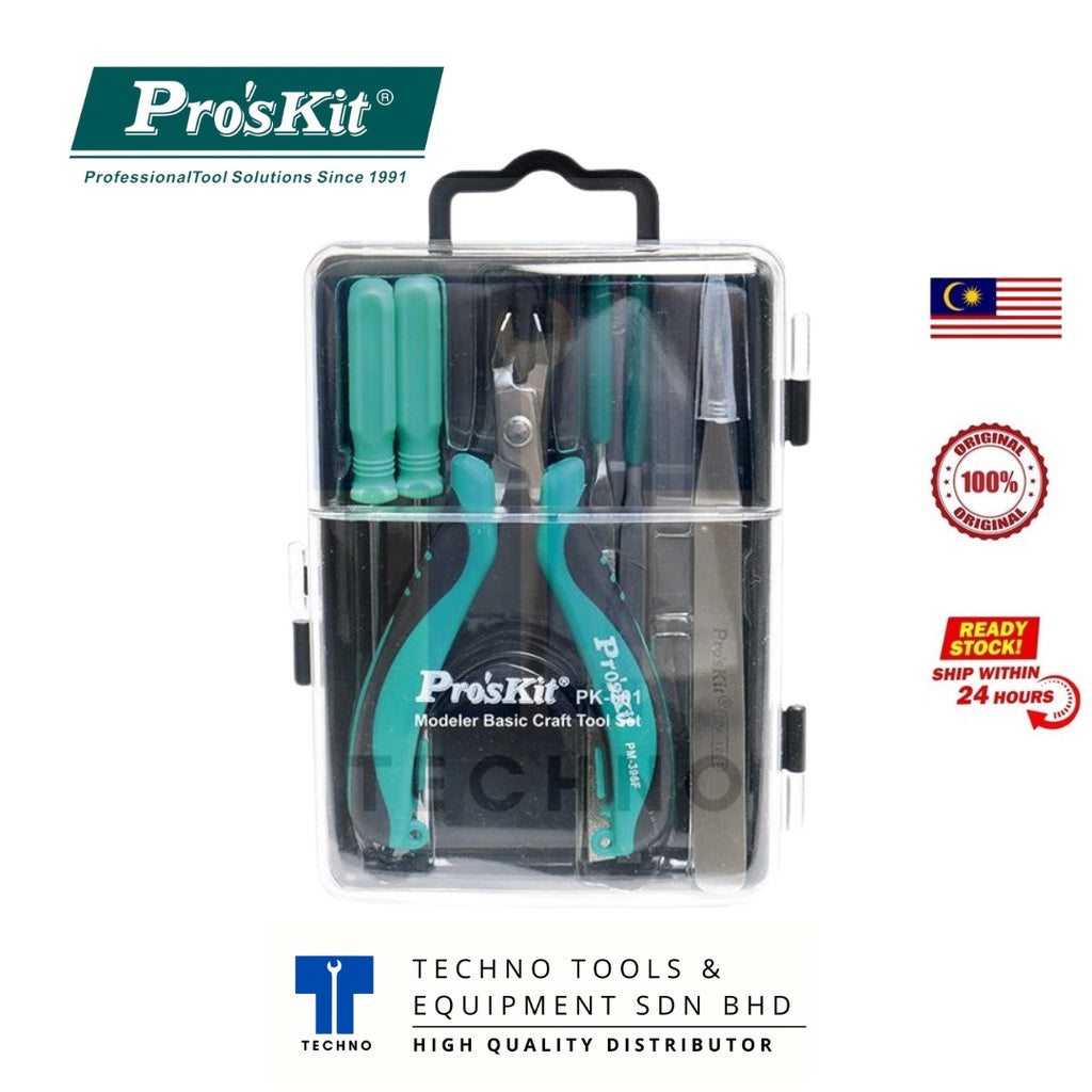 PRO'SKIT PK-601 Modeler Basic Craft Tool Set