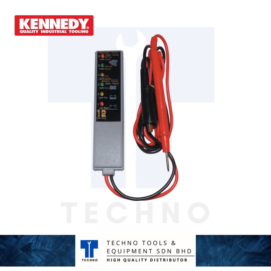 KENNEDY LED BATTERY & ALTERNATOR TESTER 12V KEN5031080K