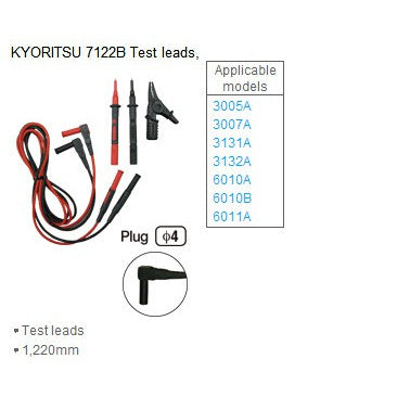 KYORITSU 7122B Test Lead 1220mm (KEW 7122B)