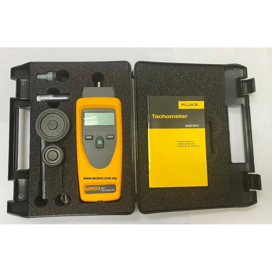 FLUKE 931 Contact and Non-Contact Dual-Purpose Tachometers - Techno Tools & Equipment