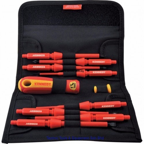 KENNEDY KEN5725870K INSULATED INTERCHANGEABLE SCREWDRIVER SET 10-PCE