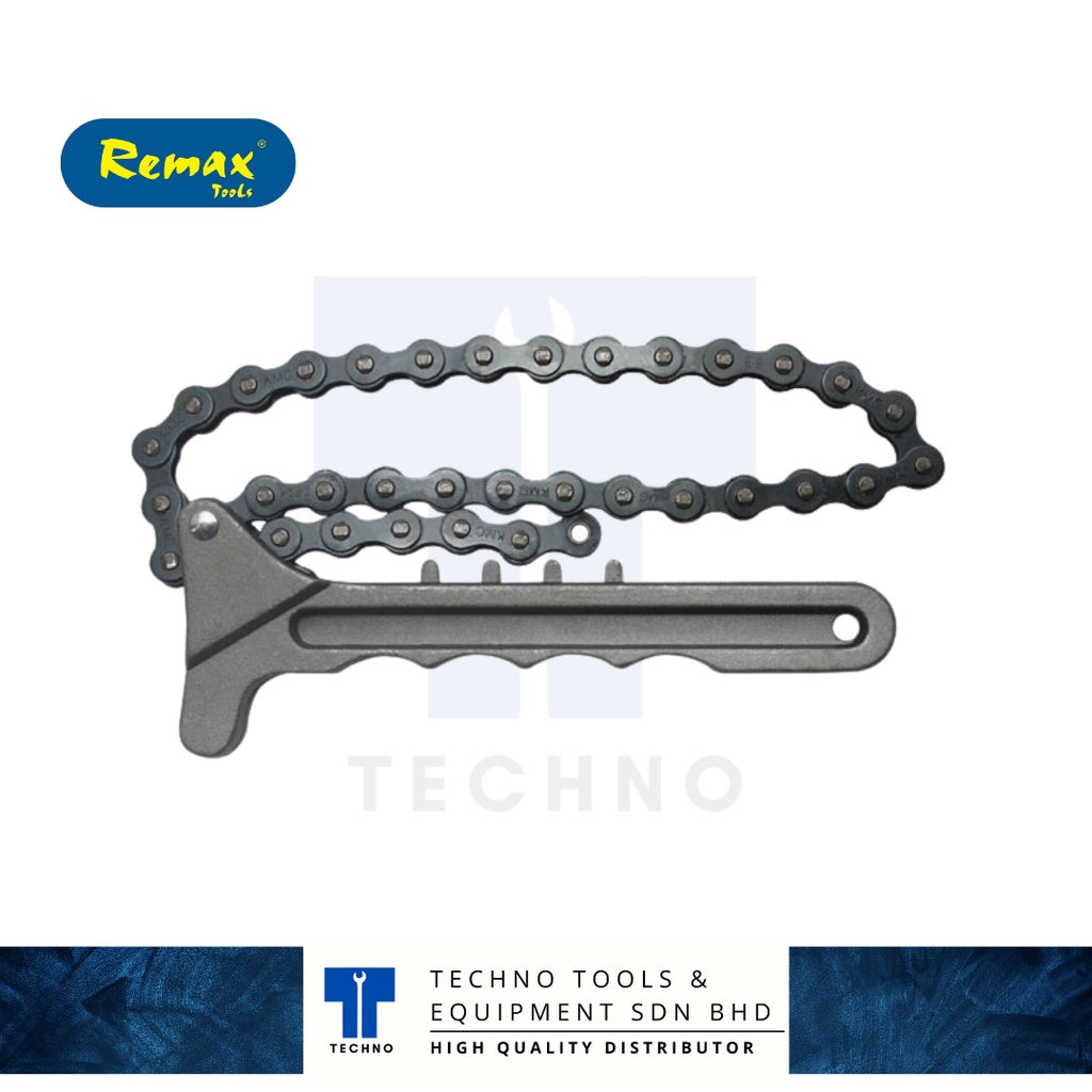 REMAX (450mm) Chain Oil Filter Wrench with Aluminium Handle (70-AH160) , Fit any diameter oil filter