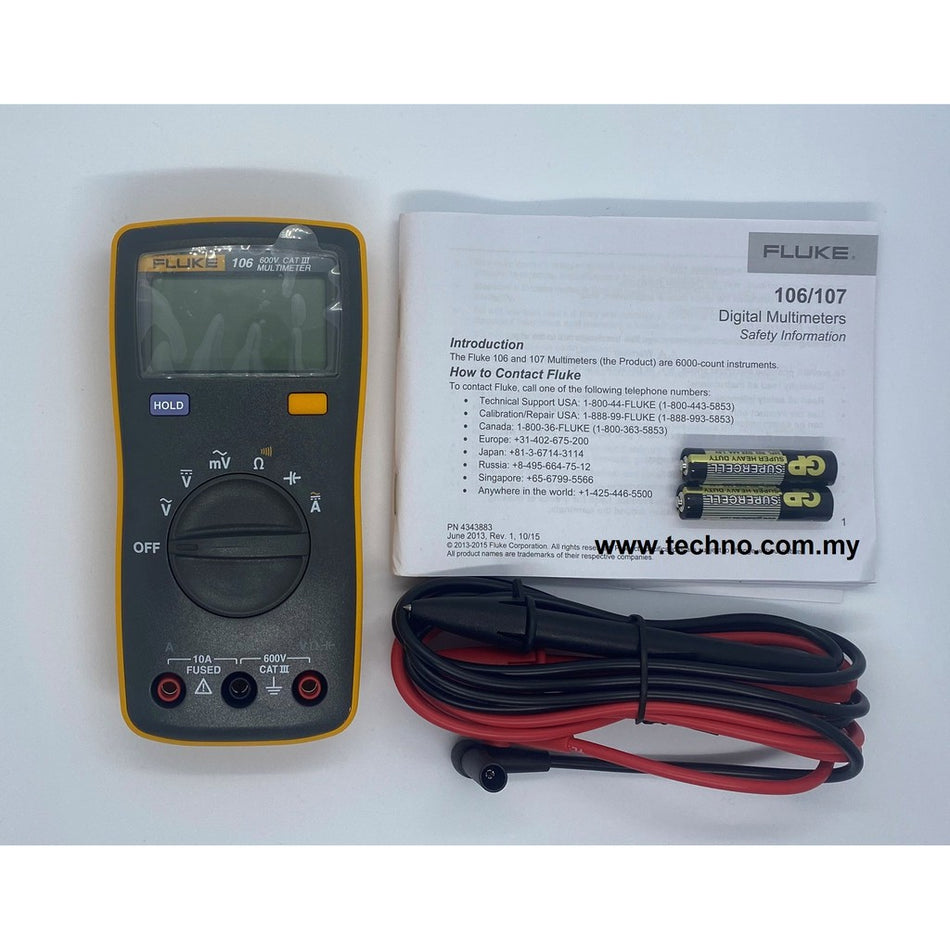 FLUKE 106 Palm-sized Digital Multimeter