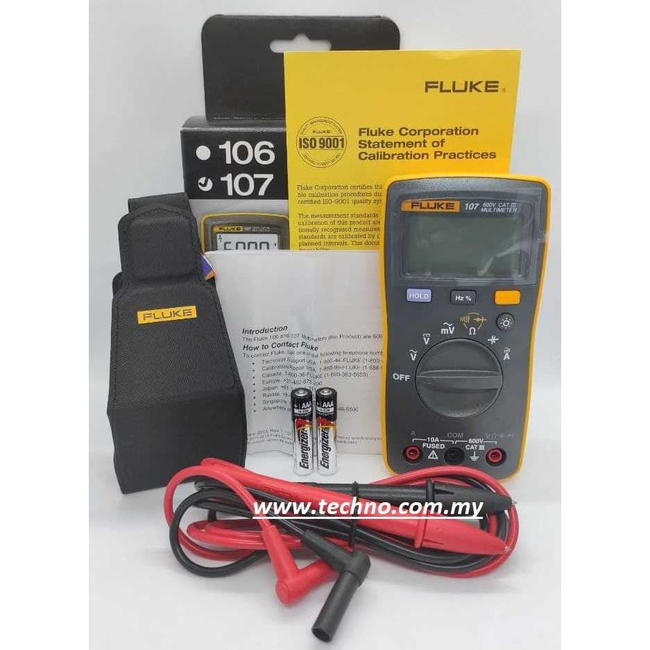 FLUKE 107 Palm-sized Digital Multimeter