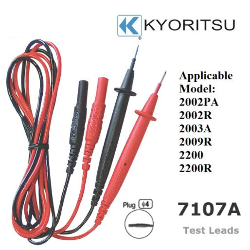 KYORITSU 7107A Test Lead 1100mm (KEW 7107A)