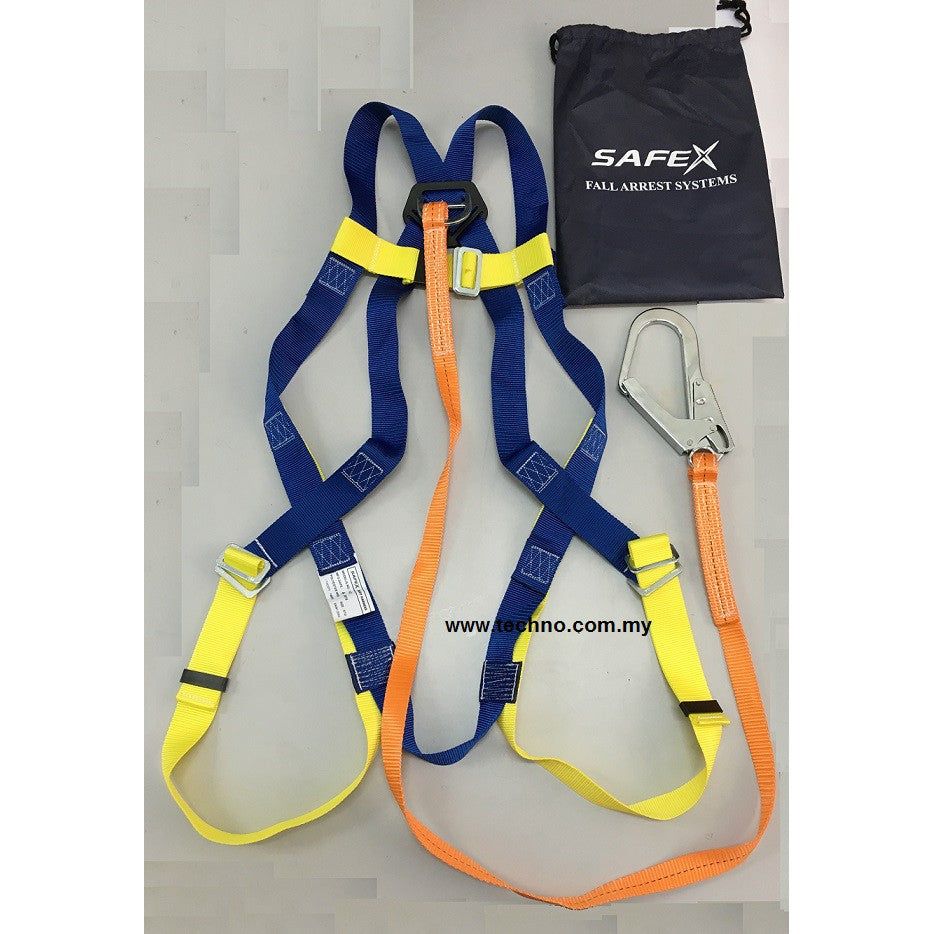 SAFEX-2 FULL BODY HARNESS C/W BIG SNAP HOOK