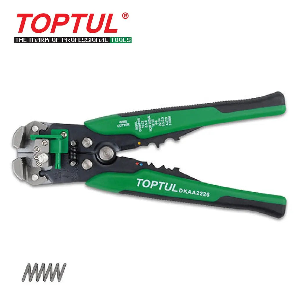 TOPTUL DKAA2226 Heavy Duty Self-Adjusting Wire Stripper TOPTUL