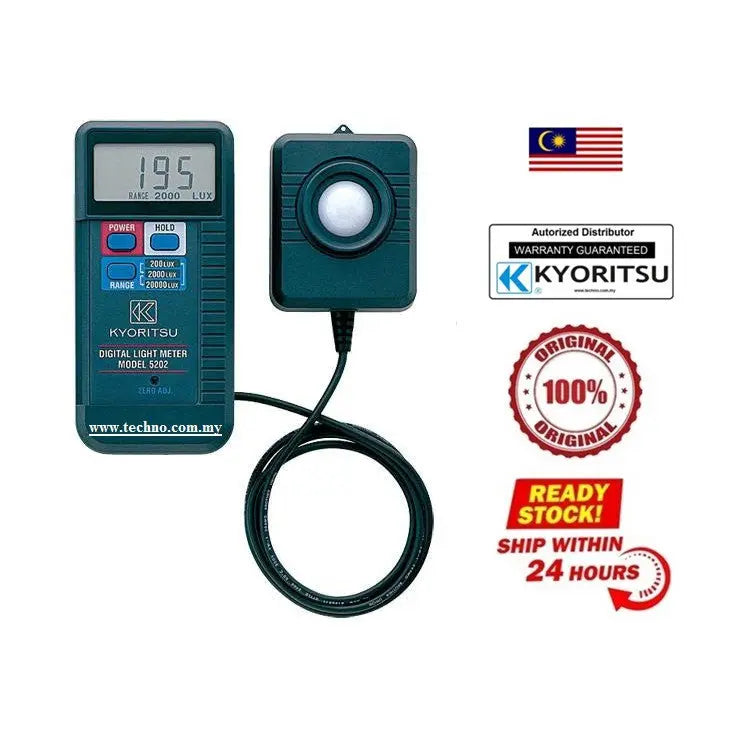 KYORITSU 5202 Digital Light Meter front view