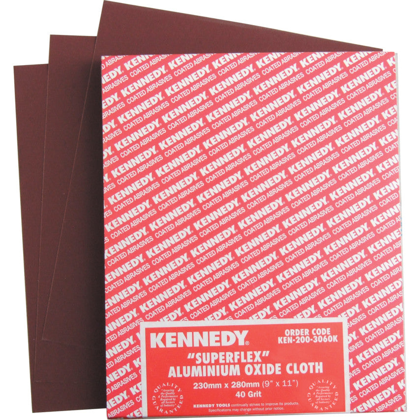 KENNEDY 9"x11" SUPERFLEX CLOTH SHEETS GRADE 80 KEN2003150K