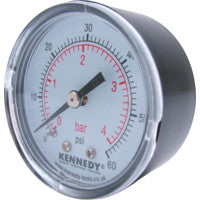 KENNEDY 40mm DIA.x 0-12 / 0-4 BAR PRESSURE GAUGE KEN2598240K KEN2598280K