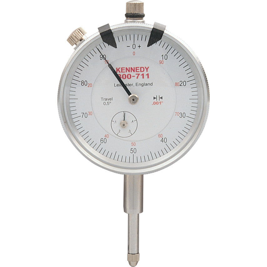 KENNEDY PLUNGER DIAL GAUGE 0.5x0.001"x0-100 / 1.0x0.001"x0-100 / 1.0x0.0005"x0-50 KEN3007110K KEN3007160K KEN3007170K