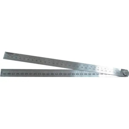 KENNEDY 600mm/24" FOLDING STEEL RULE / 600mm LINE OF CHORDS RULE KEN5182950K KEN5182980K KENNEDY