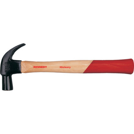 KENNEDY 20OZ / 16OZ / 24OZ CURVED CLAW HAMMER, HICKORYHANDLE