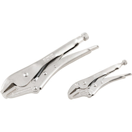 KENNEDY 5"/10" STRAIGHT / CURVED JAW GRIP WRENCHES (SET-2) KEN5587280K / KEN5587290K