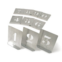 KENNEDY 100MM / 150MM / 200MM (SET OF 10) ZINC STENCIL FIGURES