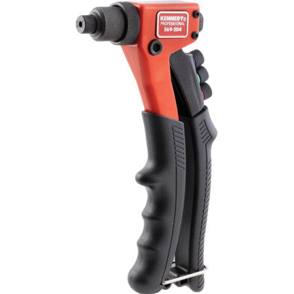 Kennedy Pro Riveter 230mm Heavy Duty with 4 Nozzles, 2.4-4.8MM, KEN5692040K KENNEDY