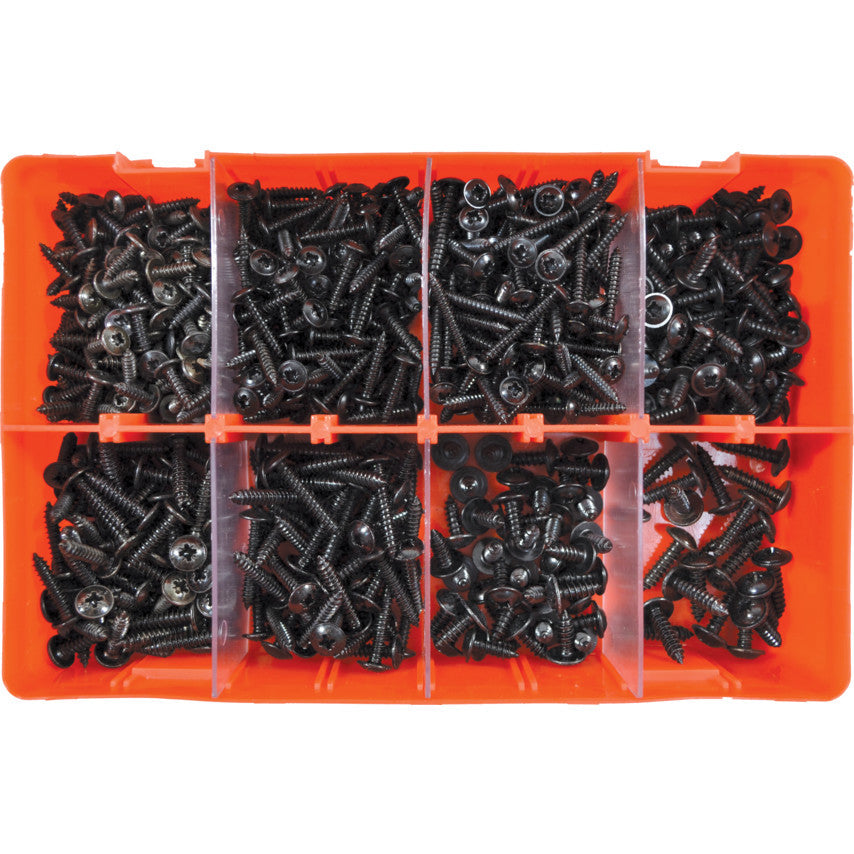 KENNEDY SELF TAPPERS POZI PAN / BLACK FLANGE IMPERIAL BZP KIT KEN6154600K KEN6154610K KENNEDY