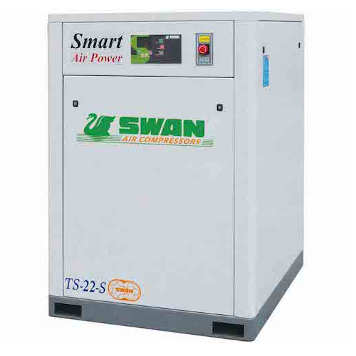 SWAN SCREW AIR COMP 13BAR ,3.4M3/MIN ,30HP, 1-1/4"600KG TS-22S
