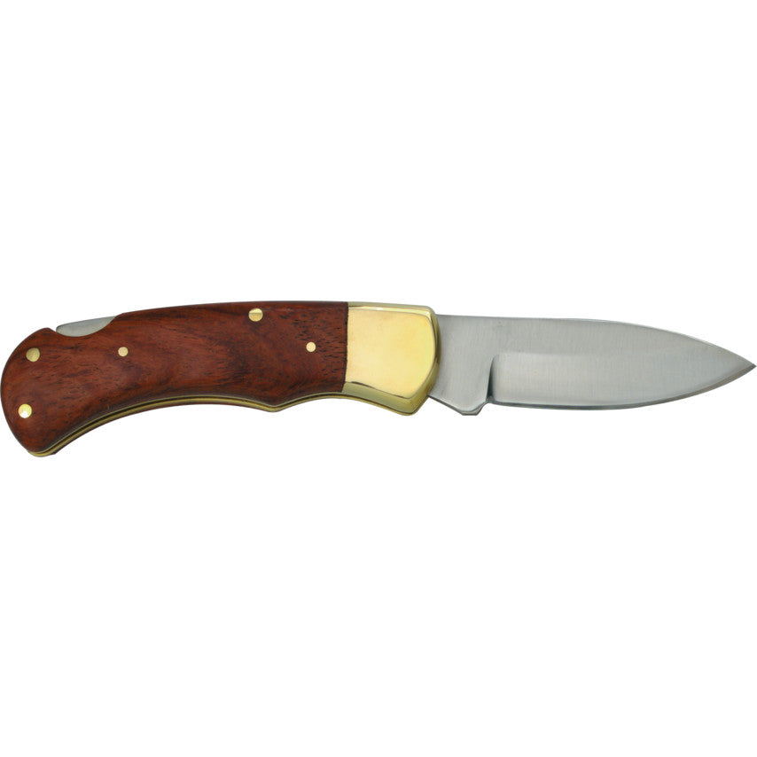 SENATOR 3" BLADE LOCKING KNIFE WOODEN HANDLE SEN-537-1200K