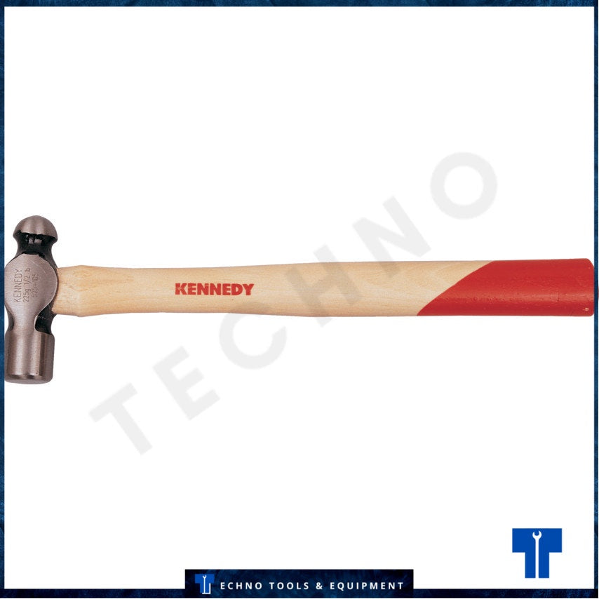 KENNEDY 1/2LB 3/4LB 1LB BALL PEIN HAMMER WOOD SHAFT KEN5251050K KEN5251070K KEN5251100K