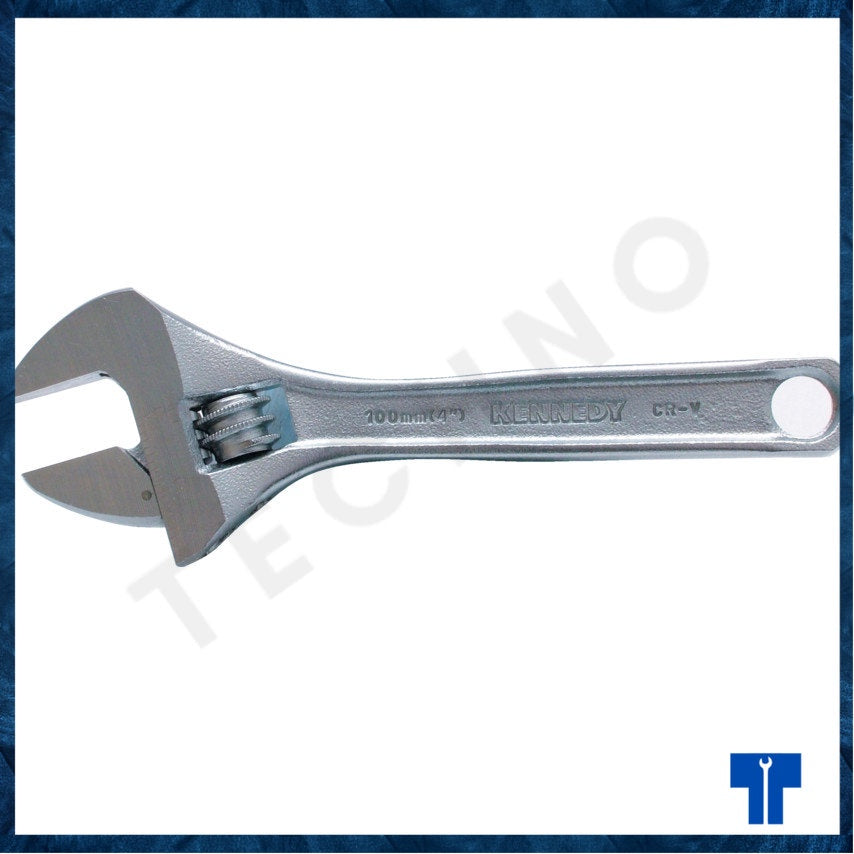 KENNEDY 4" / 6" / 8" / 10" CHROME FINISH ADJUSTABLE WRENCH KEN5011040K KEN5011060K KEN5011080K KEN5011100K