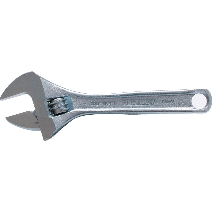 KENNEDY 4" / 6" / 8" / 10" CHROME FINISH ADJUSTABLE WRENCH KEN5011040K KEN5011060K KEN5011080K KEN5011100K