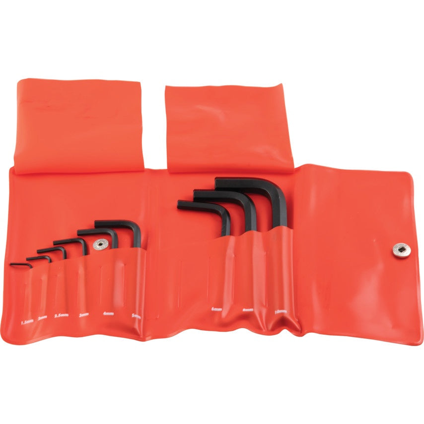 KENNEDY 1.5-10mm HEXAGON WRENCH SET (9-PCE) KEN6012970K