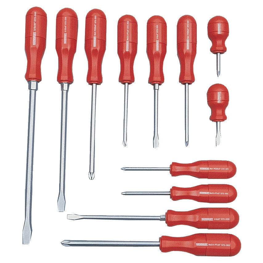 KENNEDY ENGINEERS HI-GRIP SCREWDRIVER SET 12-PCE KEN5720490K