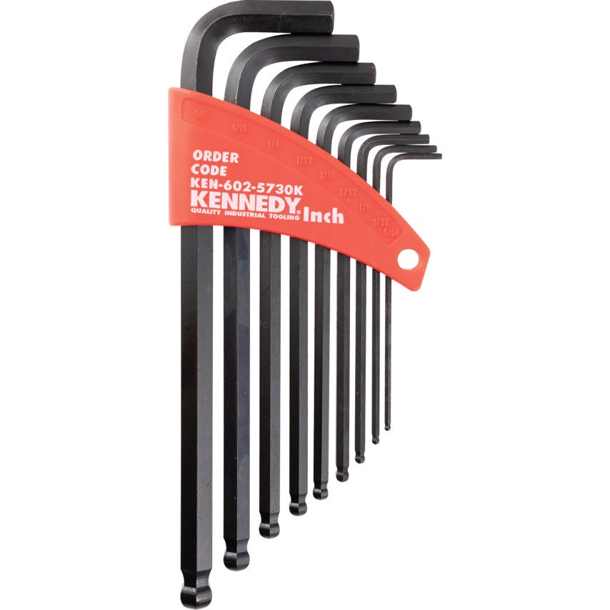 KENNEDY IMPERIAL L-WRENCH BALL DRIVER SET (9-PC) KEN6025730K