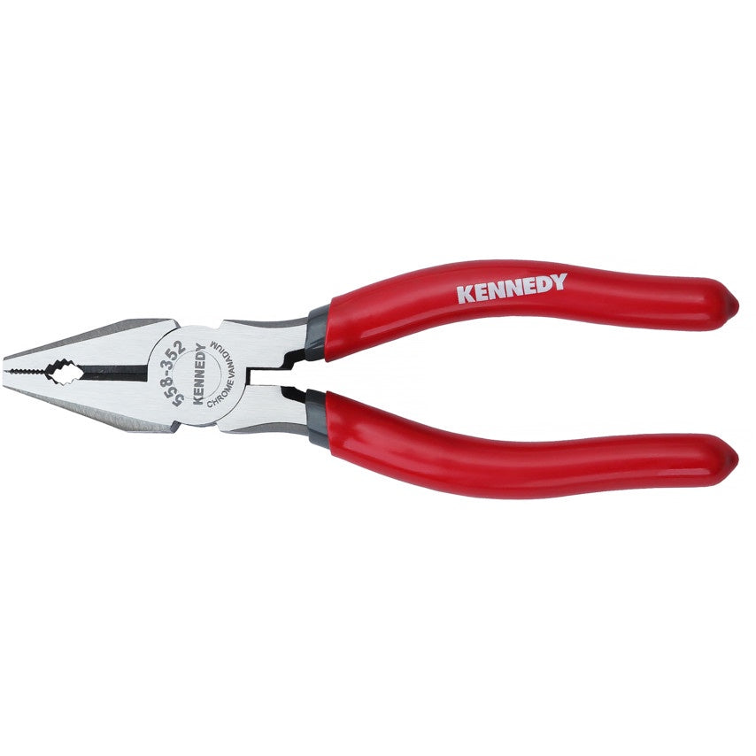 KENNEDY 150mm/6" 180mm/7" 205mm/8" COMB PLIERS WITH SIDE CUTTER KEN5583520K KEN5583530K KEN5583540K