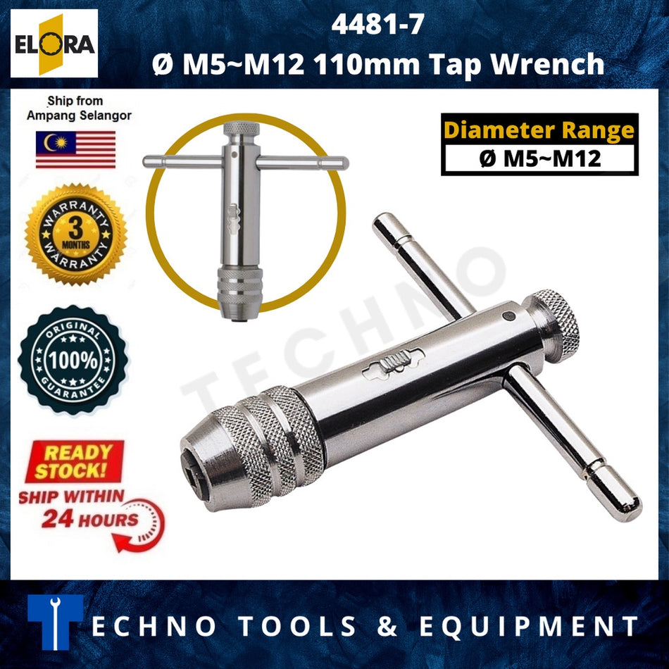 Elora 4481-7 Tap Wrench M5-M12